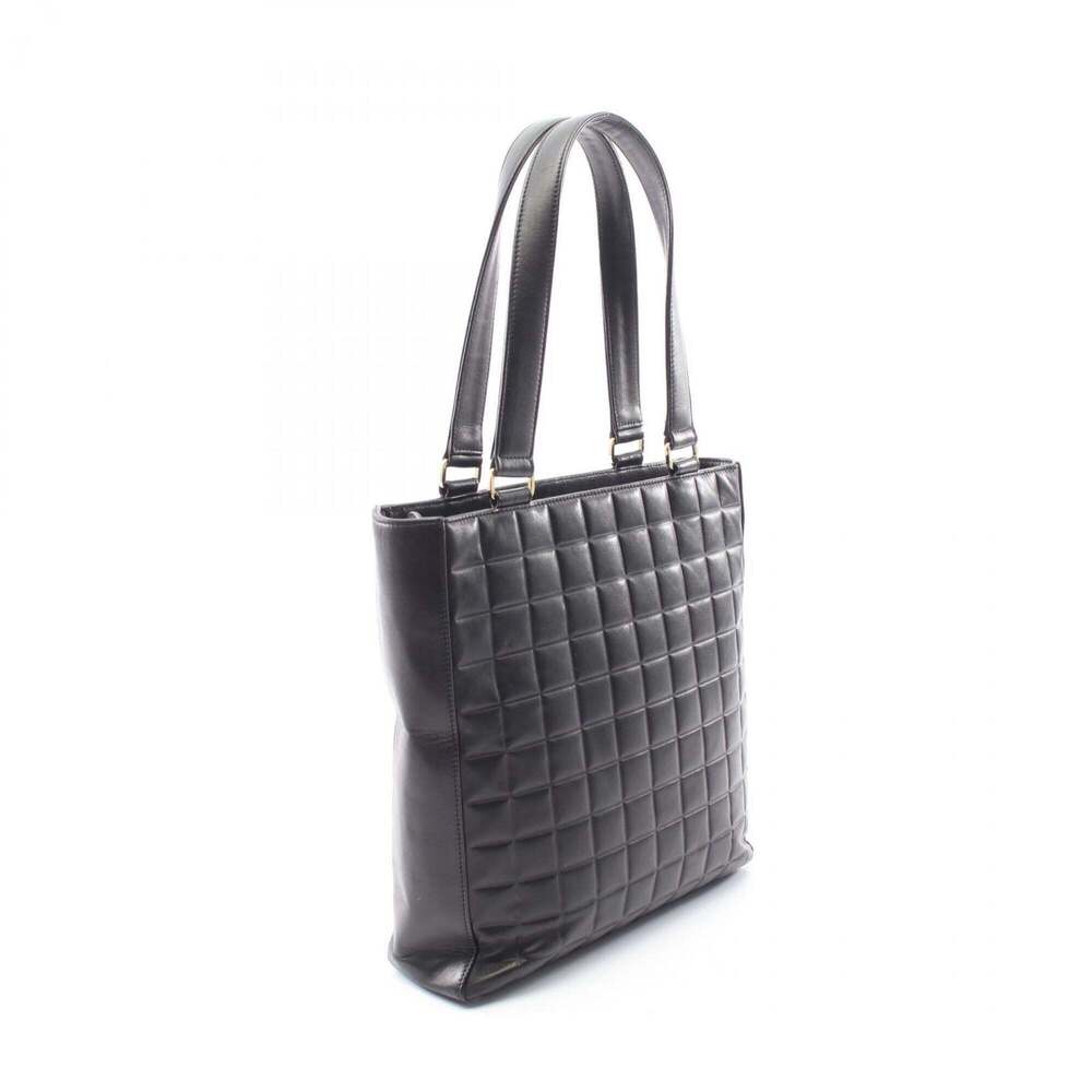 CHANEL Black Lambskin Leather Tote Bag - Picture 2 of 12